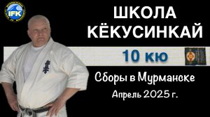 Школа Кёкусинкай / 10-й кю / Сборы в Мурманске под руководством Шихана А.Ю. Моторичева (26.04.25)