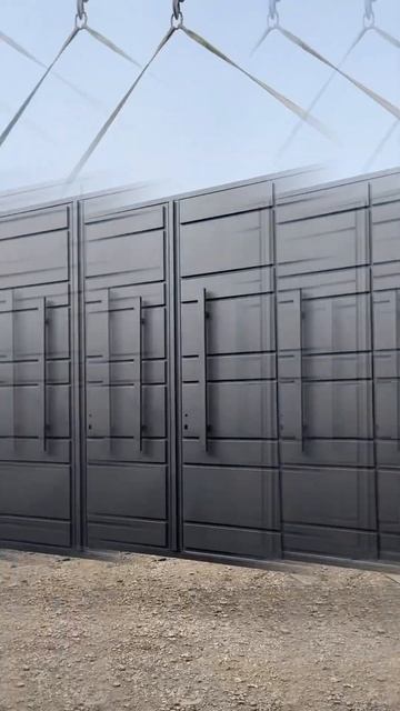 Ворота в стиле хайтек👌👀 смотреть онлайн