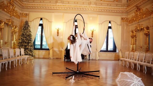 Дуэт на партерном кольце СПб - Aerial Angels