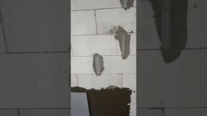 Укладка плитки на газоблок!!!