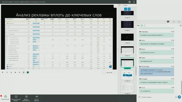 Вебинар "Автоматизация и анализ эффективности рекламных каналов"