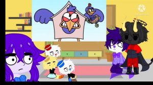 [РУС,ENG] Gacha react to Cuphead roll or die