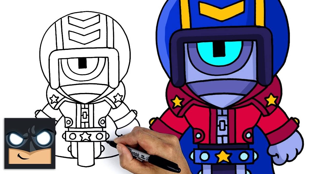 Как нарисовать СТУ из БРАВЛ СТАРСА смотреть онлайн