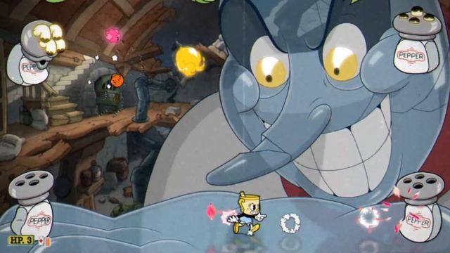 Cuphead DLC Шеф-повар Солонкин - Блюдо Умереть Не Встать смотреть онлайн