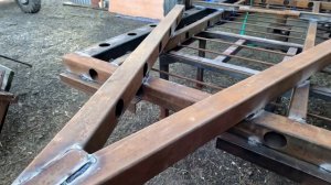 Самодельный прицеп трал для МТЗ 82.1 готов.  Русская, нас