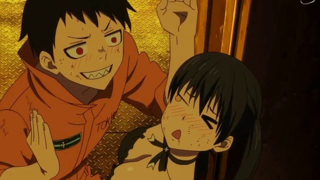 9 серия vs. 19 серия. Фансервис в "Пламенной бригаде пожарных". FireForce. Enen no Shouboutai. смотреть онлайн