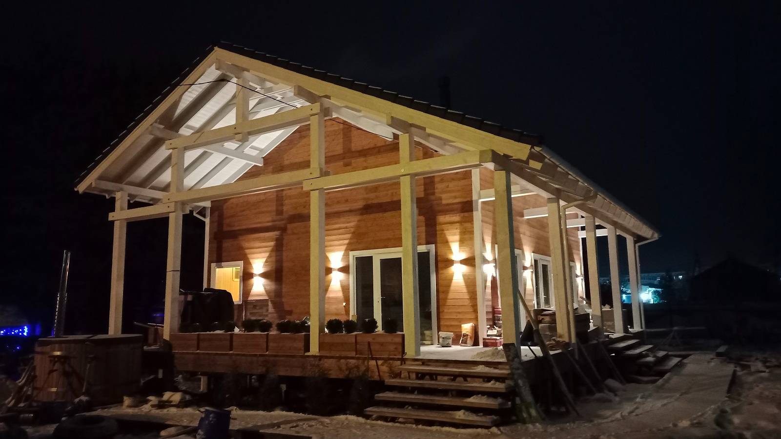 Снять дом в Тульской области с баней и бассейном