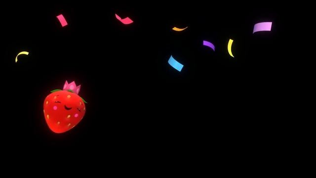 Танцующие фрукты и ягоды Карнавал Hey Bear Sensory