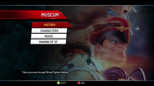 Street Fighter 30th Anniversary Collection — Музей (PC)