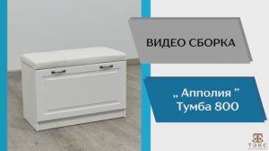 ТЭКС
Видео сборка. Прихожая Апполия. Тумба 800.