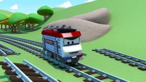 Поезд Трой -  Поезд пиццерия - Автомобильный Город 🚄 детский мультфильм