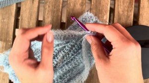 Свитер Oversize крючком для начинающих