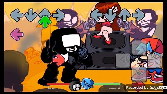 фнф прохождение UGH,GUNS,STRESS