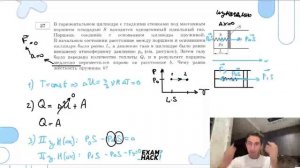 В горизонтальном цилиндре с гладкими стенками под массивным поршнем площадью S находится - №32229
