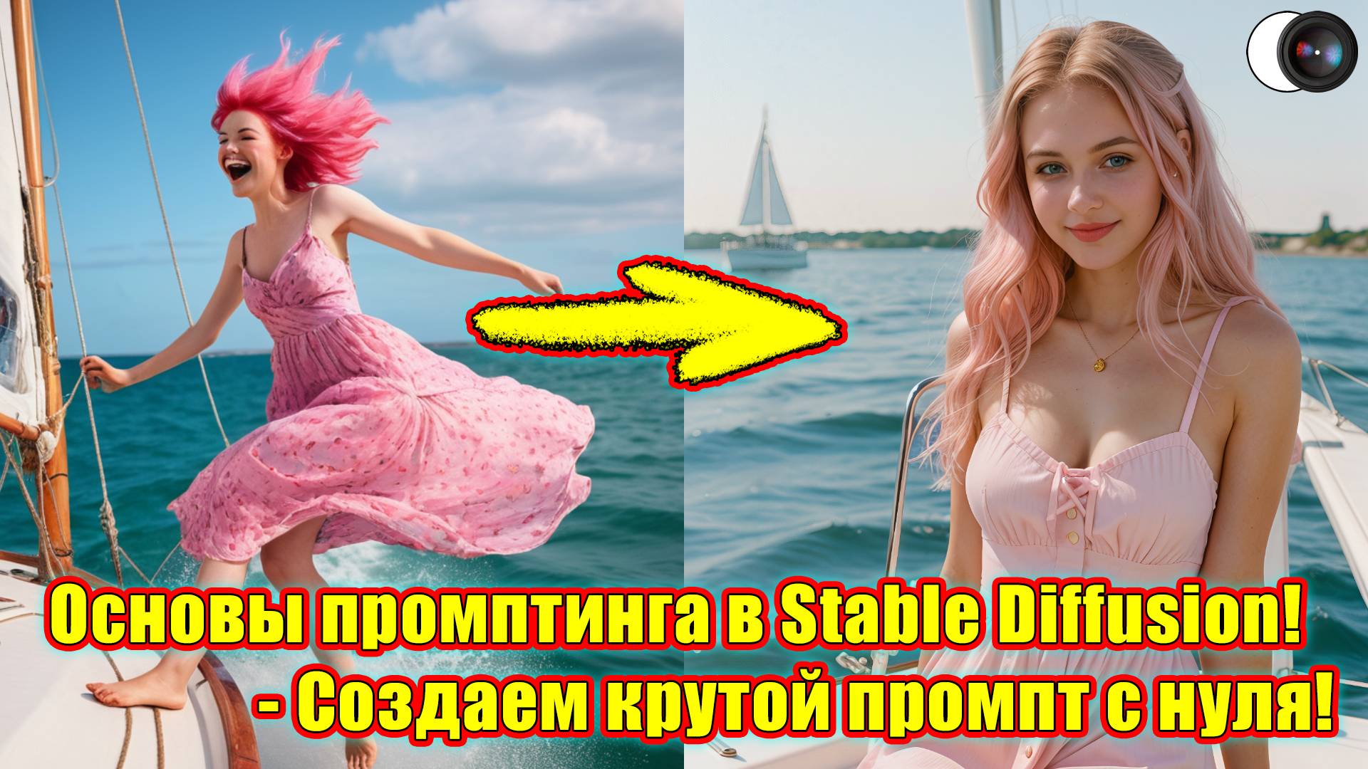 Stable Diffusion - Модуль 1. Занятие 6.1.1 - Основы промптинга. - Стив Ласмин