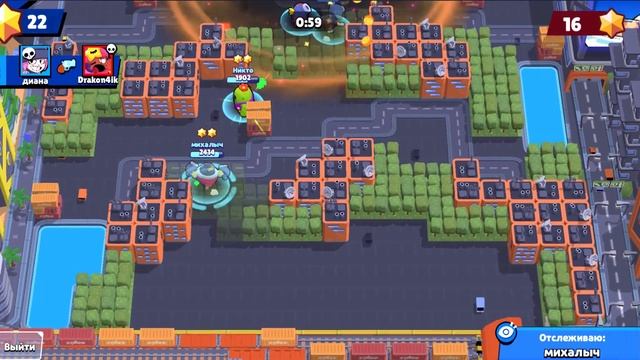 Brawl Stars # 57 Михалыч в деле! бравл старс смешные моменты,brawl starsFunny Moments, Wins, Fails смотреть онлайн