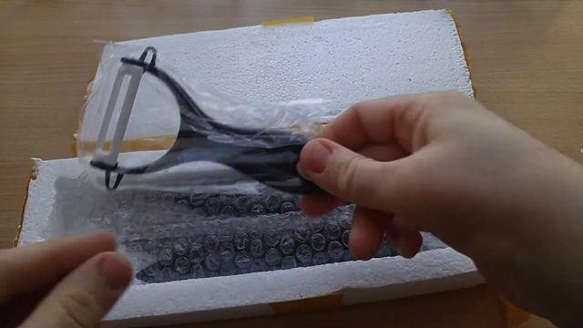 Распаковка посылки из Aliexpress, Набор керамических ножей,часть 1 (Распаковка) смотреть онлайн