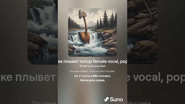 По реке плывет топор female vocal, pop, beat смотреть онлайн