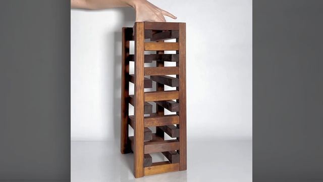 Подставка для винных бутылок из древесины кедра. BM1 смотреть онлайн