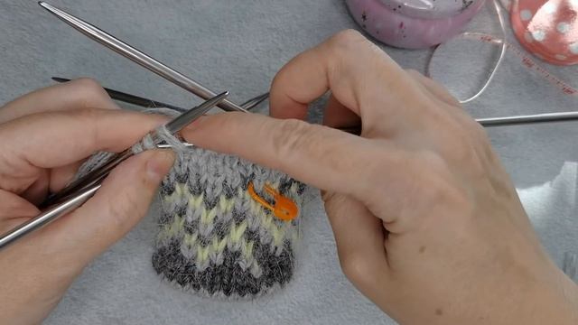 Провязывание накида Лиц с наклоном влево смотреть онлайн