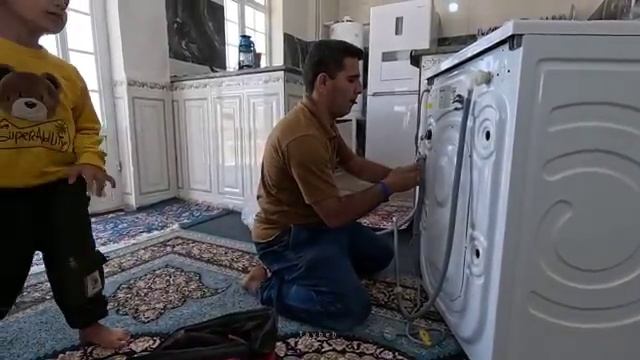 15.02.2025 Покупка стиральной машины для красивого сельского дома Тайибы