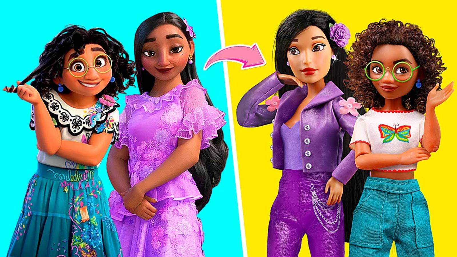 Энканто в современном мире! 11 идей для кукол смотреть онлайн