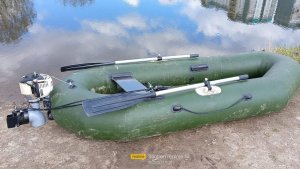 Микро подвесной лодочный мотор водомётный