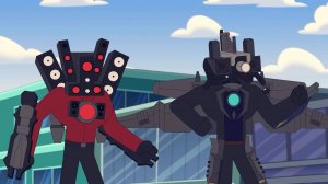 Титана Спикермена взяли в плен Скибиди Туалеты, Анимация Мультик