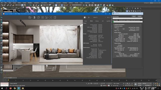 ✅ Тест процессора  E5 2680 V4 в 3ds Max | Визуализация сцены и ?