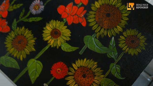 Люся Воронова.Цветочный джаз.Выставка в галерее Китай город. смотреть онлайн