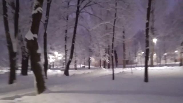 Утро.Таганский парк после снегопада. 31 января 2018 г. смотреть онлайн