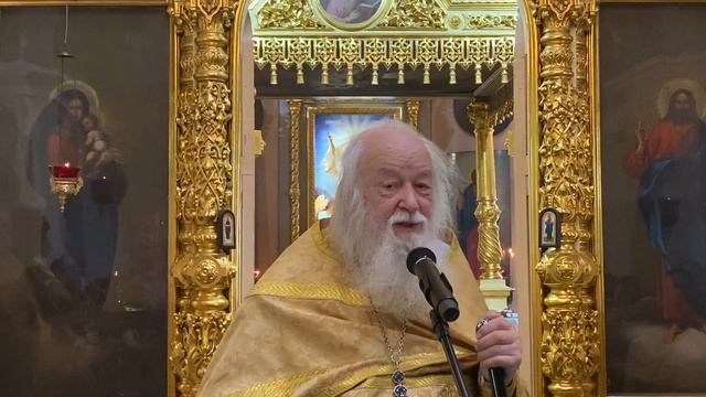 О. Валериан Кречетов. Проповедь от 14.06.2023г. смотреть онлайн