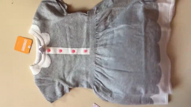 Вязанное платье для девочки, супер тренд 2017 от Gymboree смотреть онлайн