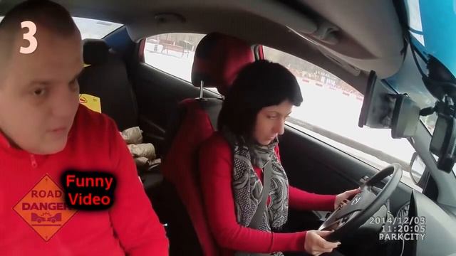 Смешные приколы, Девушки за рулем, топ 5 дур за рулем, Выпуск #8 смотреть онлайн