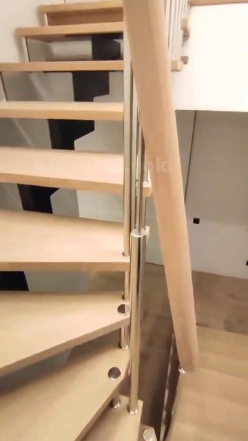 Лестница на больцах из дуба — стильное решение для со? смотреть онлайн