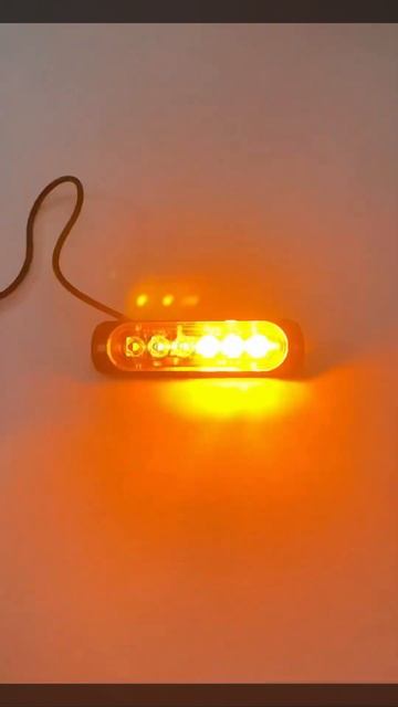 Маркерные фонари 6 LED,желтые,стробоскоп смотреть онлайн