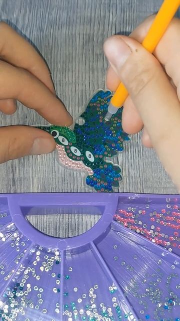 Asmr diamond painting Birds 12 #diy #satisfying #craft #creative #crystals #shorts #алмазна? смотреть онлайн