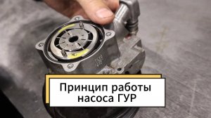 Принцип работы насоса ГУР