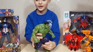 Халк - Супер Герои - Распаковка игрушек видео для Детей - Hulk