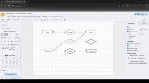 Создание ER-диаграммы с использованием Draw.io