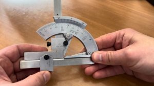 Угломер с нониусом системы Семенова