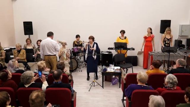 Снежинка в исполнении автора. Концерт на мое 80-летие. Февраль 2017.