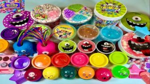 АСМР слайм, смешиваем магазинный слайм