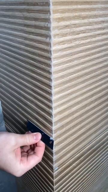 Наружный рельефный угол из эпоксидной затирки #short смотреть онлайн