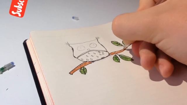 Рисуем ,,Сову'' смотреть онлайн