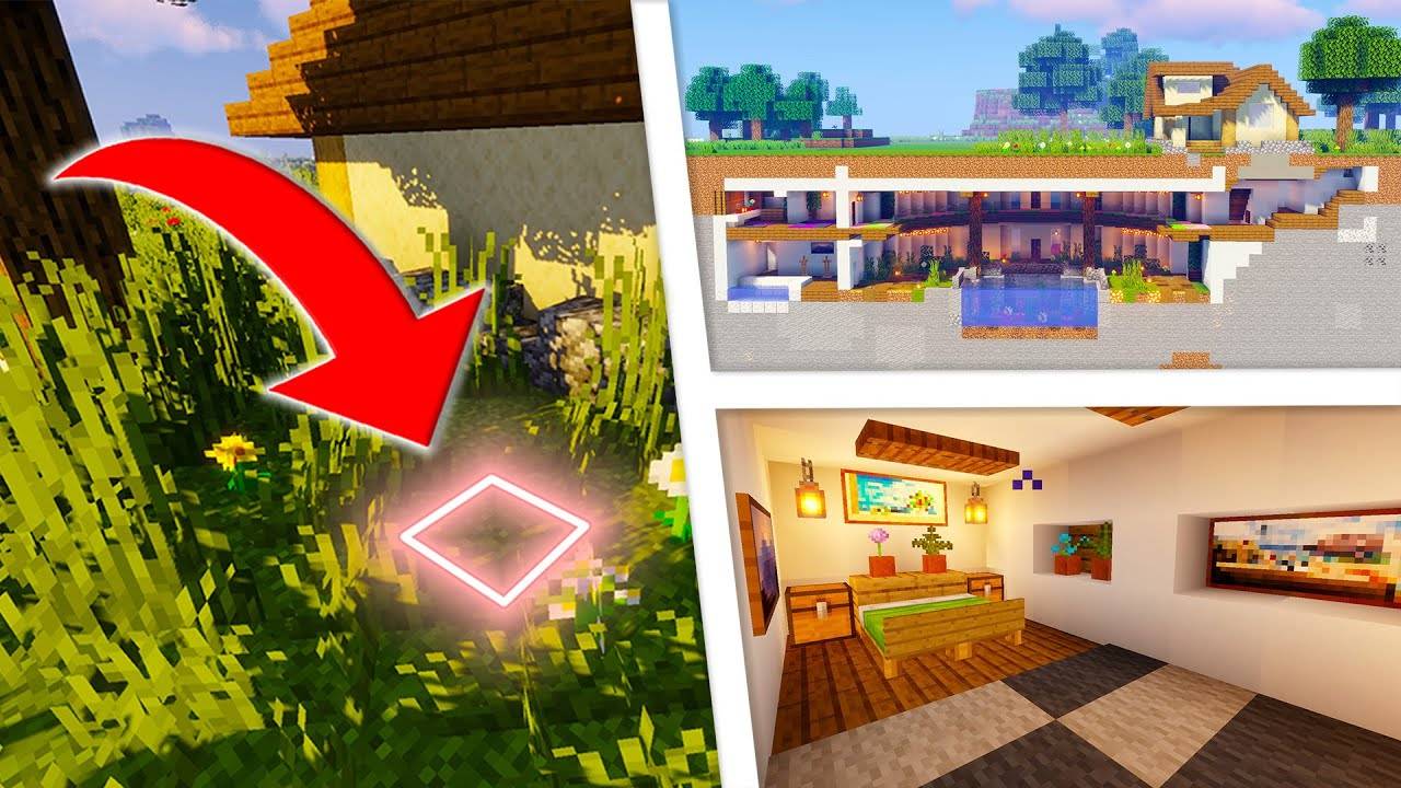 Как Построить Секретный Дом в Майнкрафт #21 смотреть онлайн