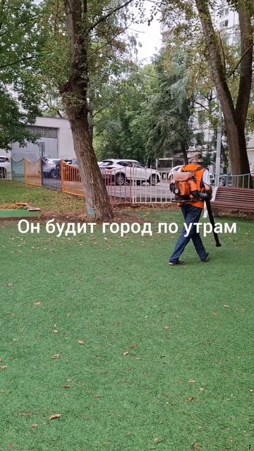 Воздуходувка. Раздувает листья в разные стороны смотреть онлайн