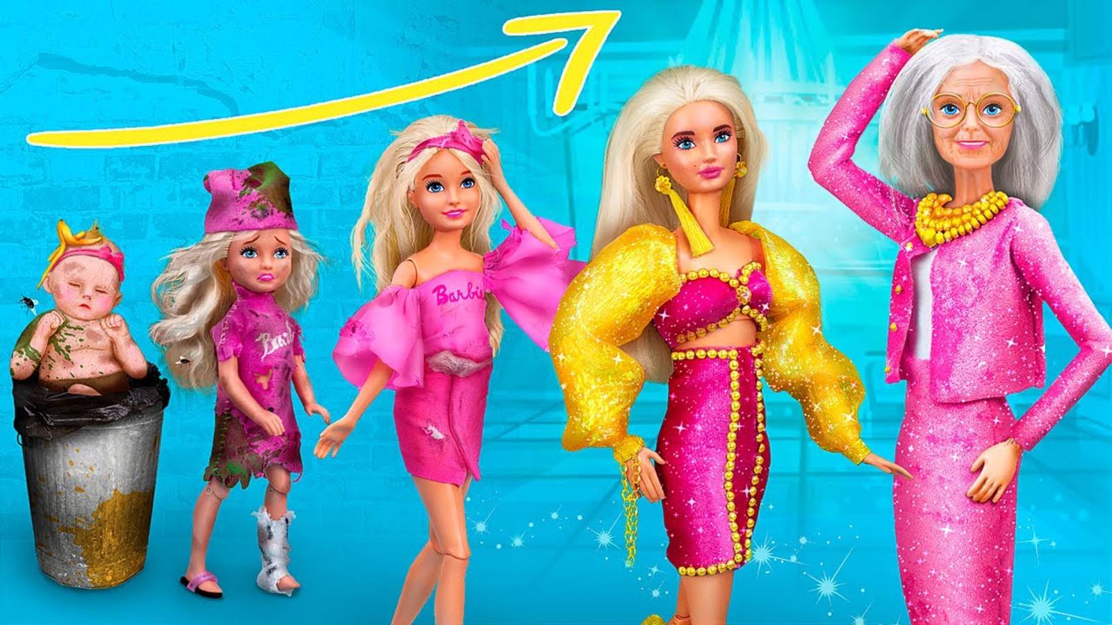 Из бедной в богатую - 10 идей для Барби смотреть онлайн