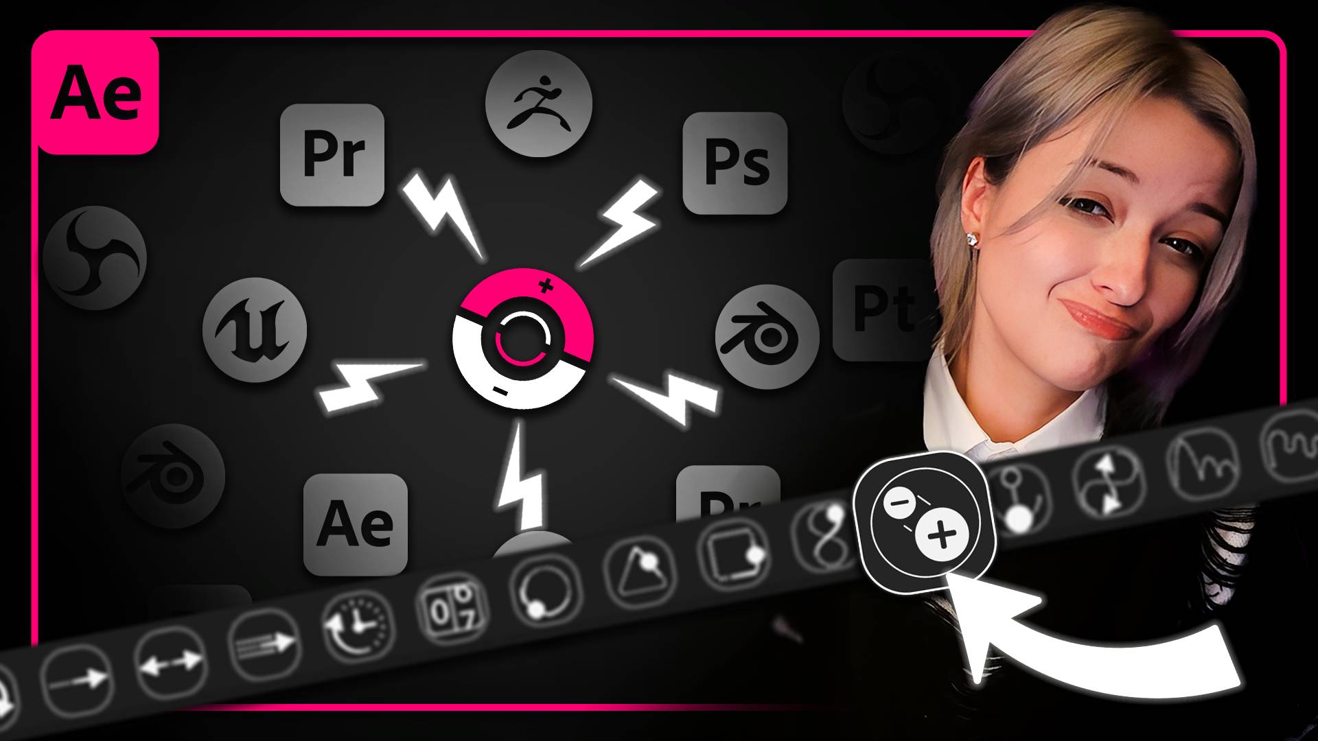 Крутые анимации в After Effects в 1 клик - Панель EZ_Expressions