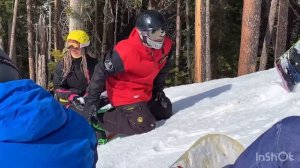 5. Лесенка. Задний кант. Карвинг. Сноуборд. Илья Косяченко.